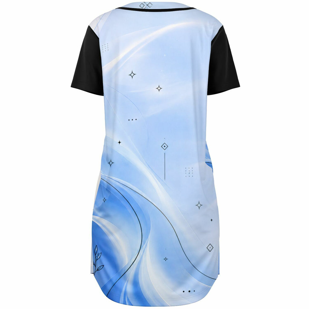 Maillot baseball ⚾ Bleu Gradient l DZ collection
