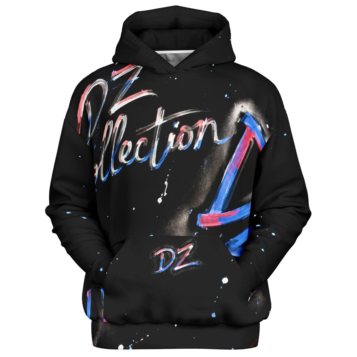 Hoodie oversize lourd DZ Collection, vue de dos