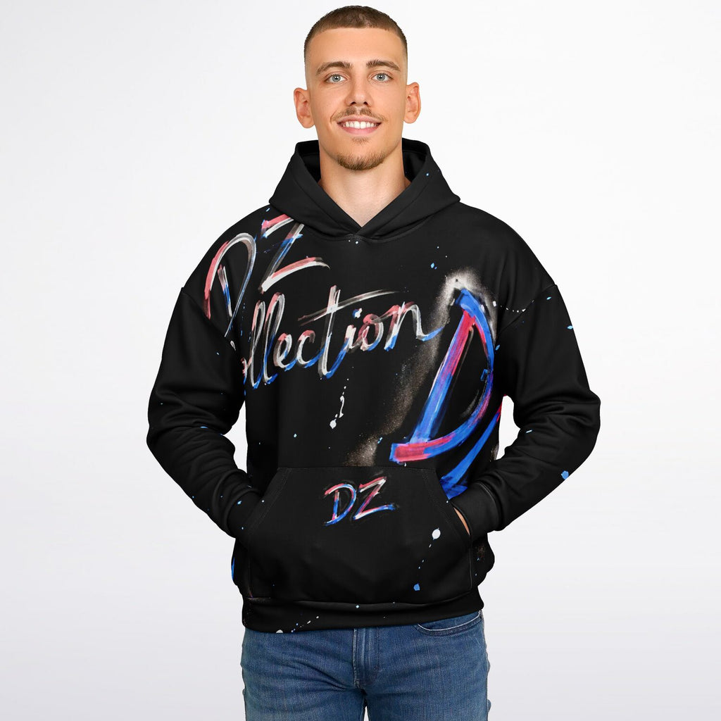 Hoodie oversize DZ Collection, poche kangourou