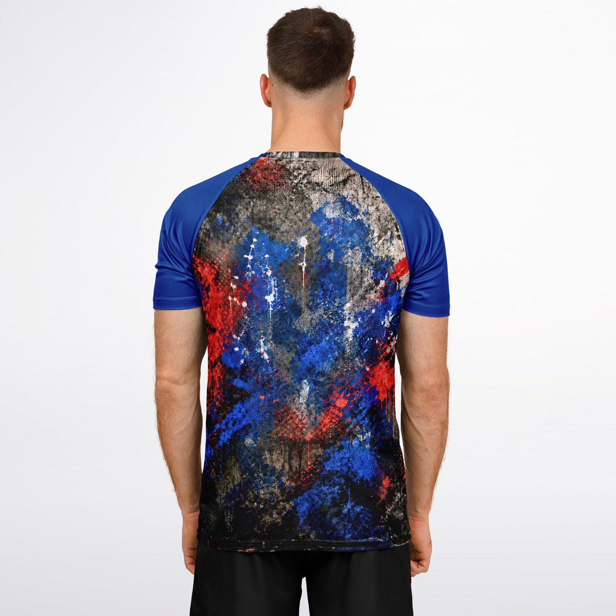 Détail de l'impression intégrale du maillot Paname