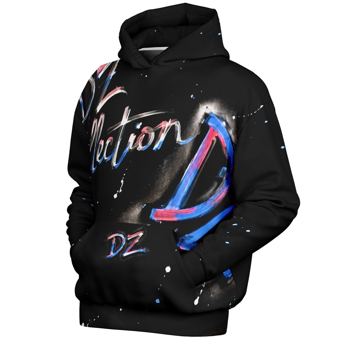Détail du molleton gratté 410 g/m² du hoodie DZ Collection