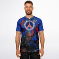 Maillot foot Paname DZ Collection, vue de face