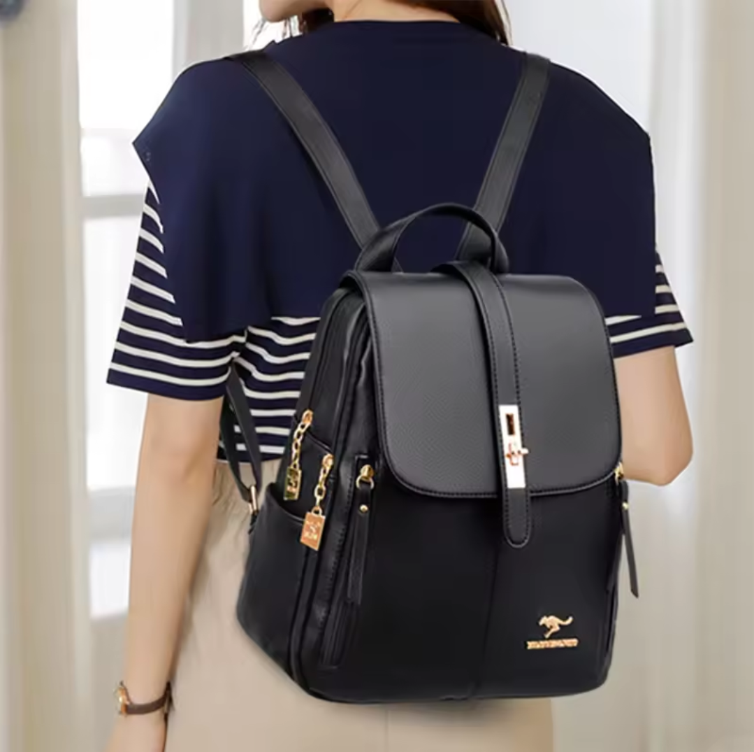 Sac à Dos Cuir Femme Luxe – Structuré & Élégant