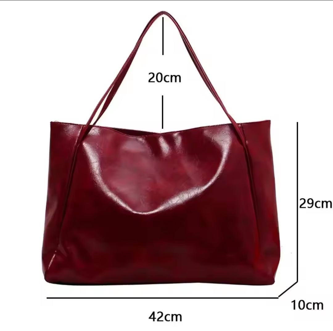 Sac Cabas Cuir Souple Femme Grande Capacité – Style Hobo Rétro