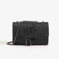 Sac Bandoulière Chaîne Femme – Motif Crocodile Luxe