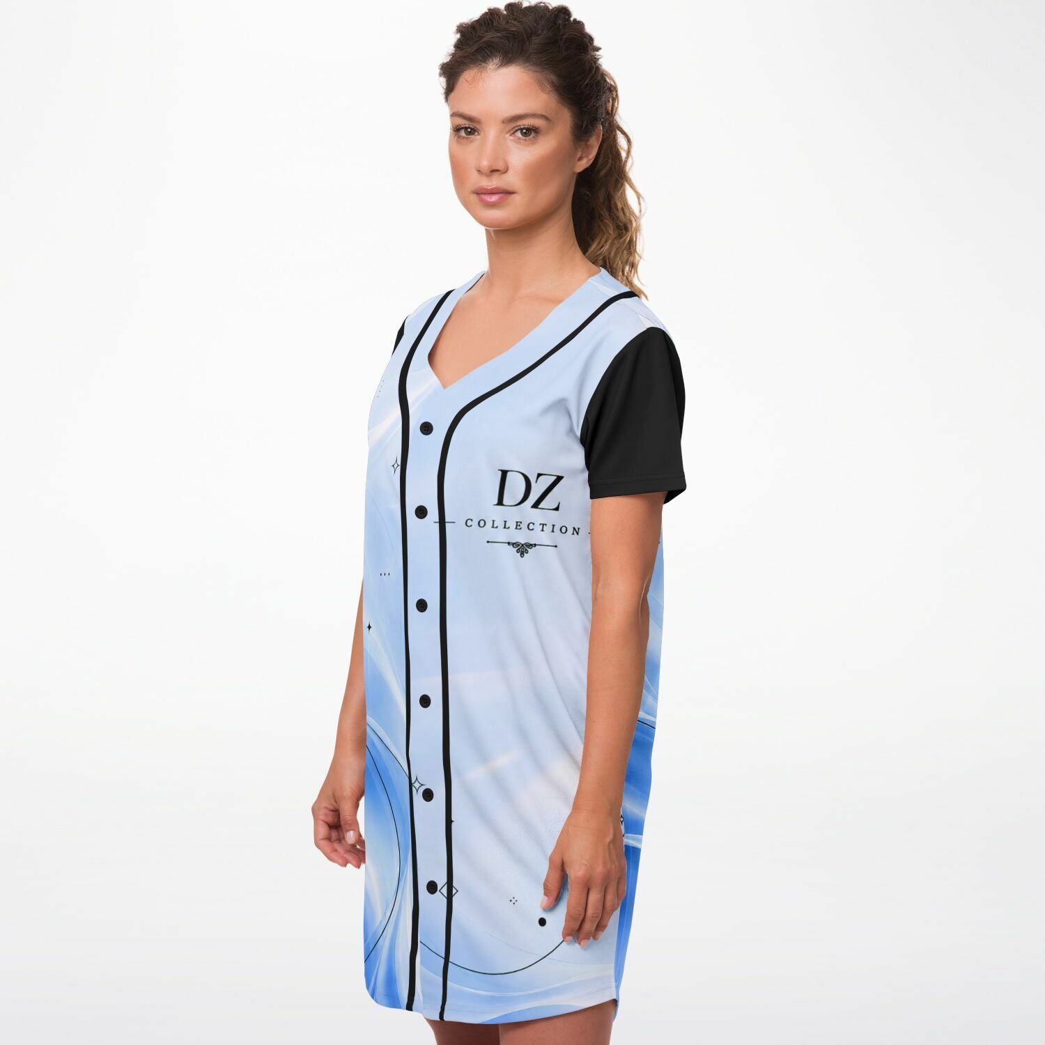 Maillot baseball ⚾ Bleu Gradient l DZ collection
