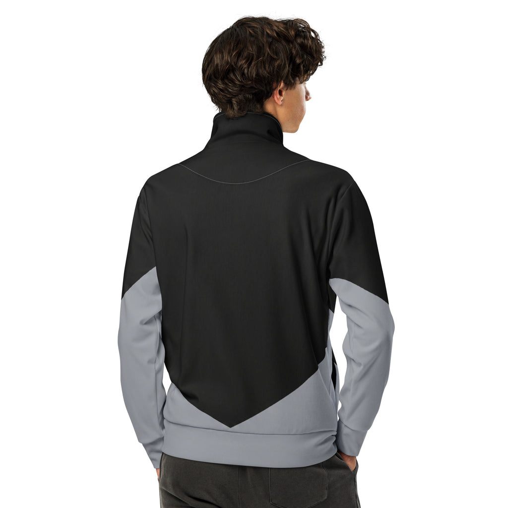 Track jacket unisexe imprimé intégral, vue de dos
