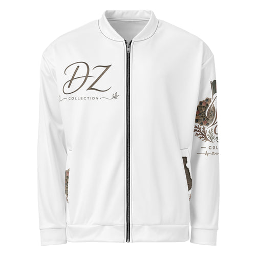 Veste bomber femme calligraphie DZ Collection, vue de face