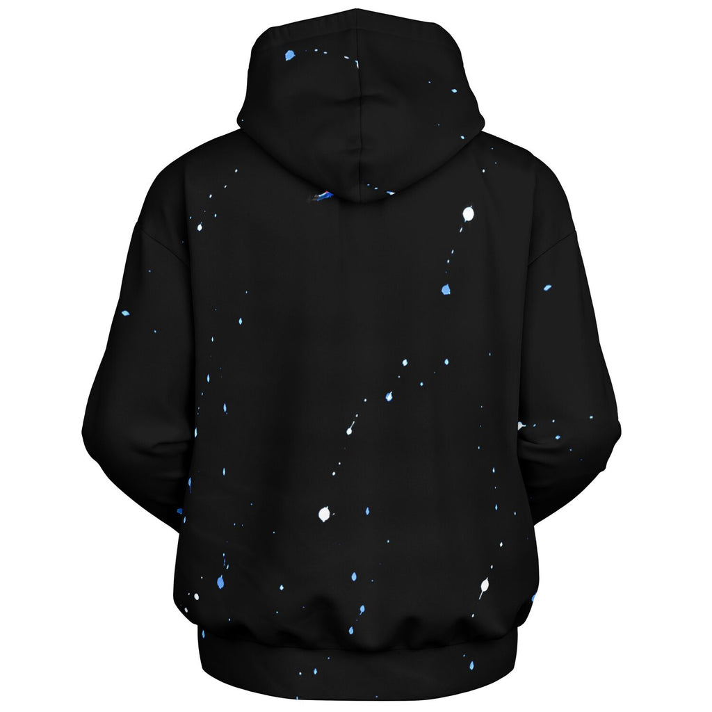 Hoodie oversize DZ Collection porté, coupe décontractée