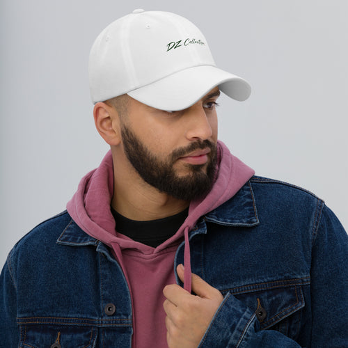 Casquette Dad Hat DZ Collection brodée, vue de face