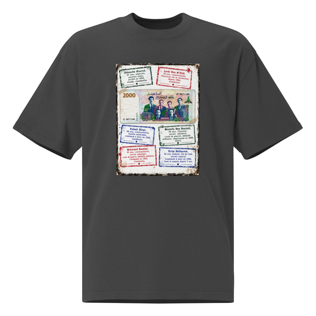 T-shirt oversize délavé Dinar – DZ Collection, photo 2