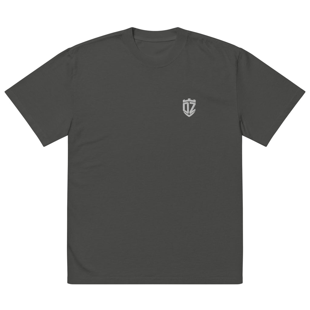 T-shirt oversize délavé noir DZ Collection, coloris 7