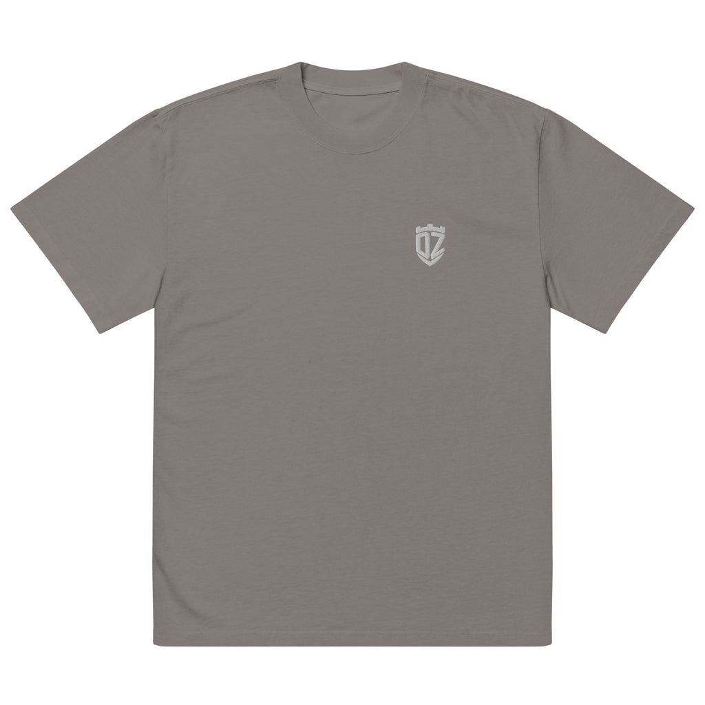 T-shirt oversize délavé noir DZ Collection, coloris 1