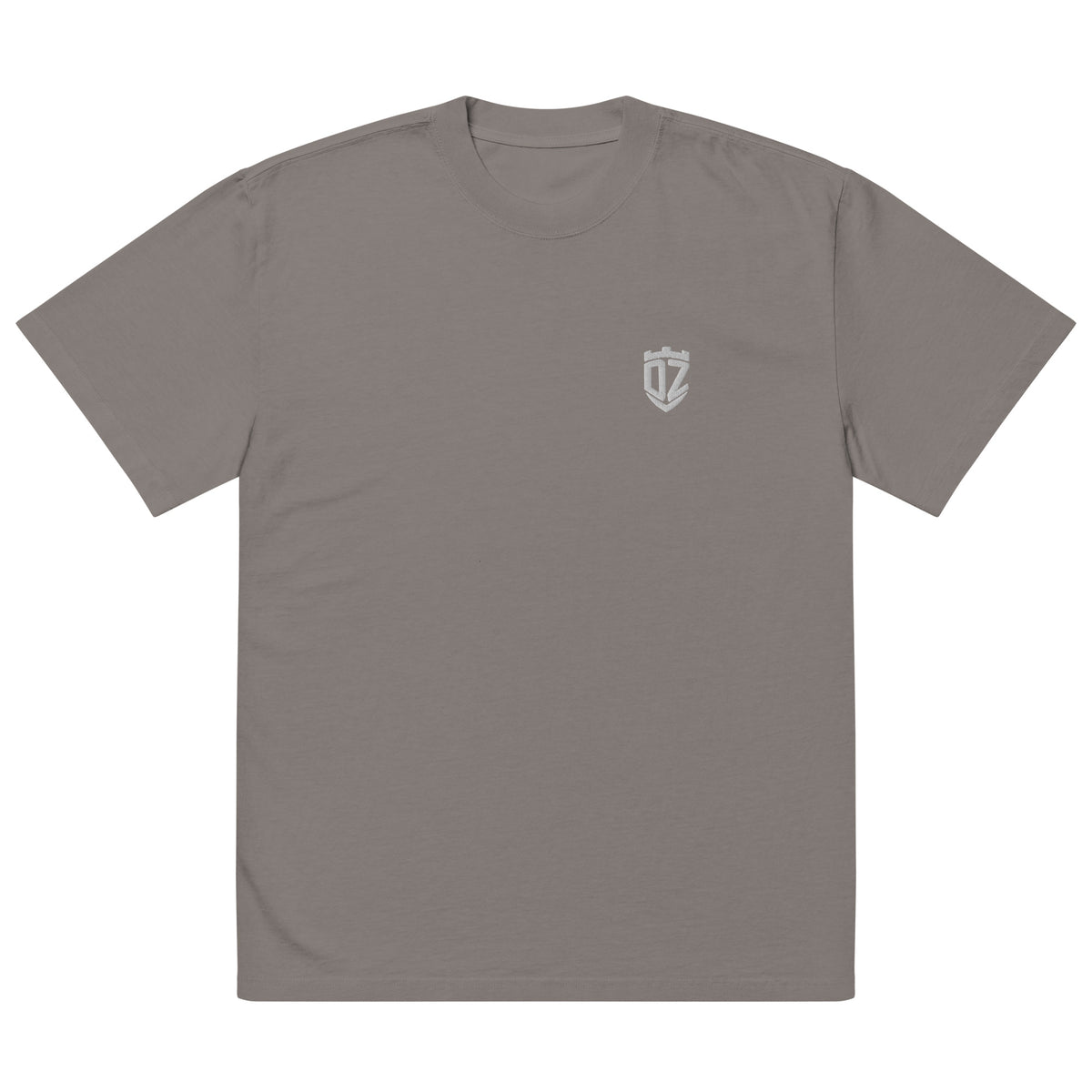 T-shirt oversize délavé noir DZ Collection, coloris 1
