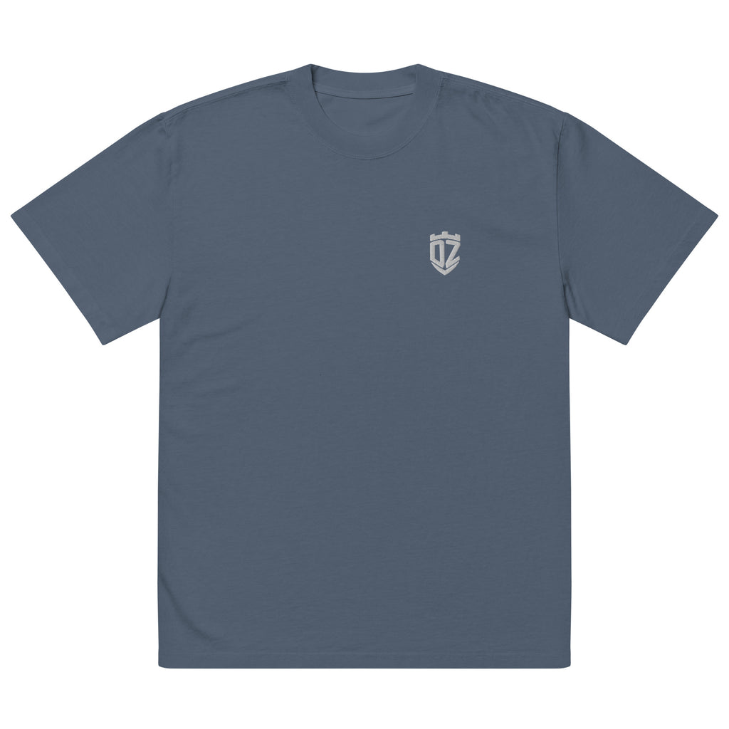 T-shirt oversize délavé noir DZ Collection, coloris 5