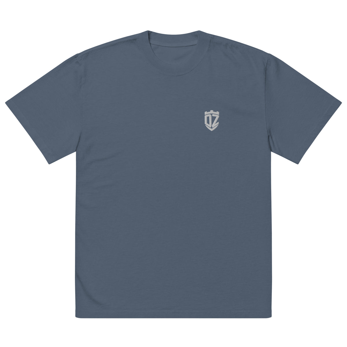 T-shirt oversize délavé noir DZ Collection, coloris 5