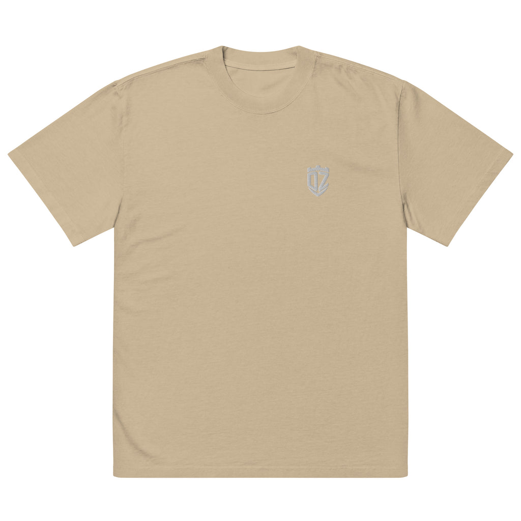 T-shirt oversize délavé noir DZ Collection, coloris 3