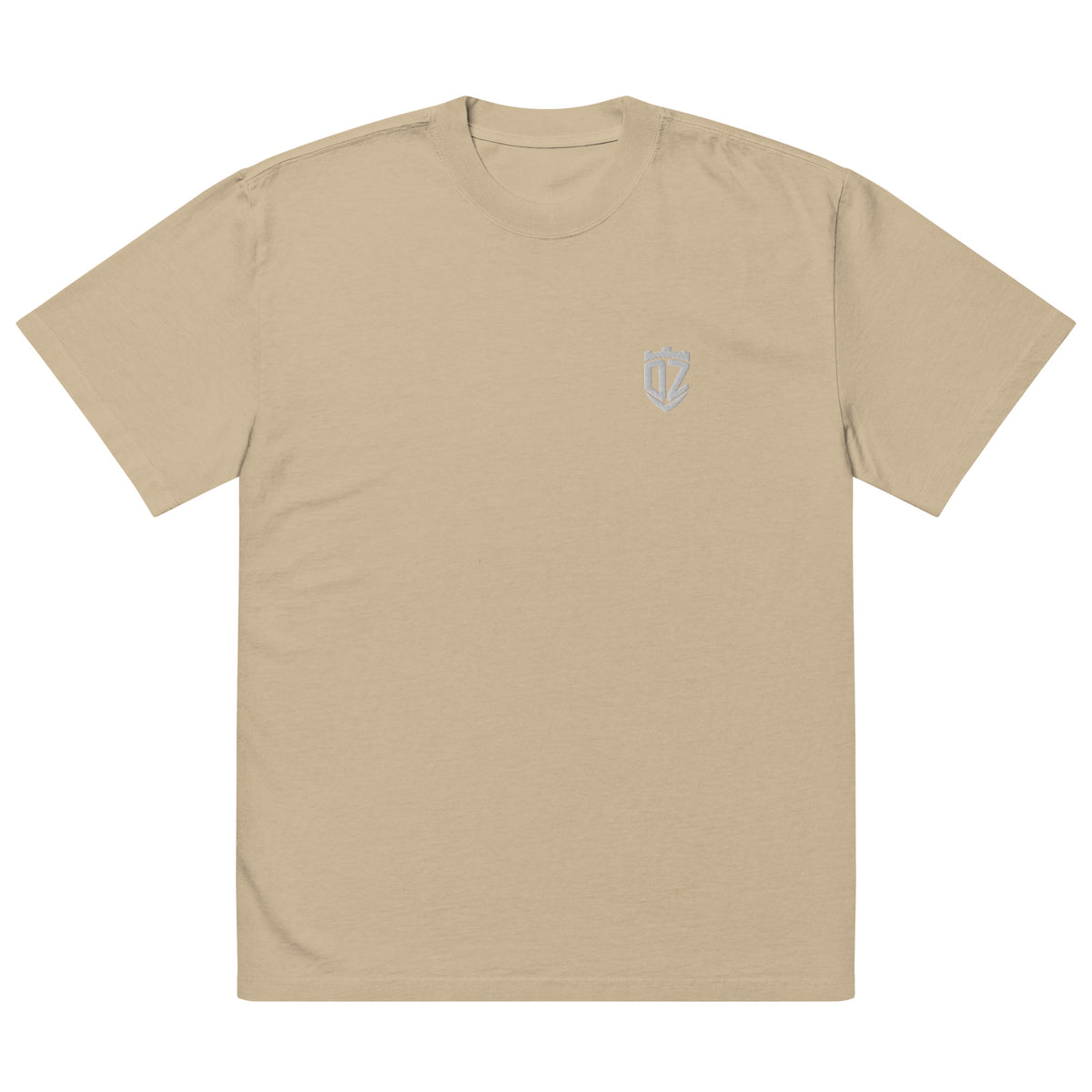 T-shirt oversize délavé noir DZ Collection, coloris 3
