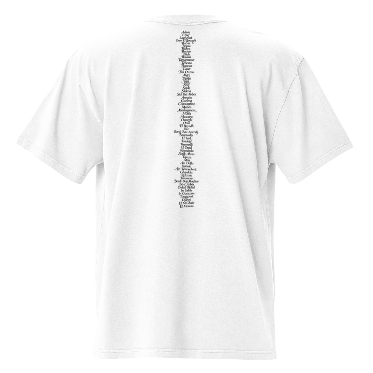 T-shirt 58 wilayas DZ Collection, autre vue 4