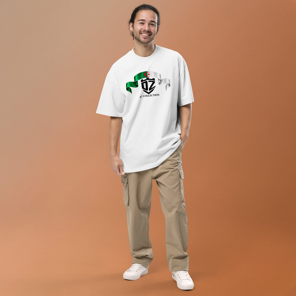 T-shirt 58 wilayas porté, streetwear algérien oversize
