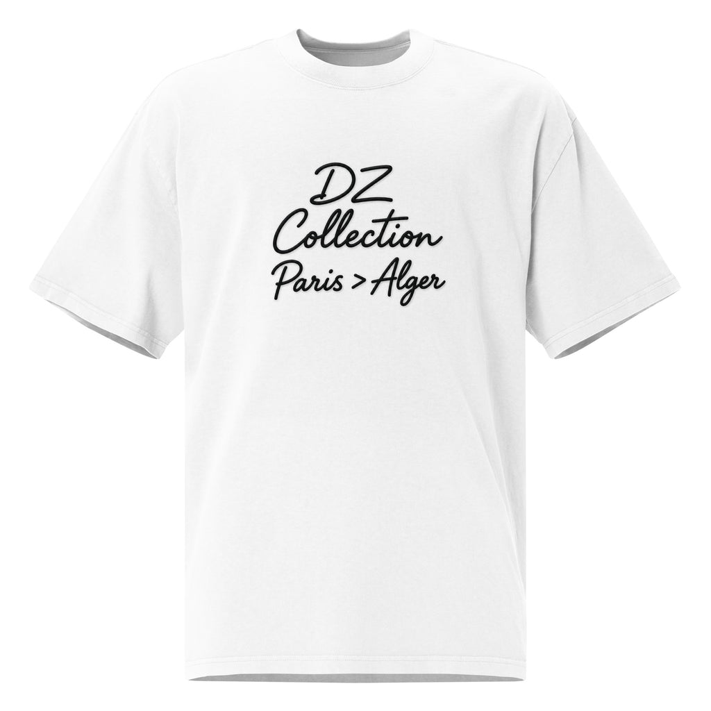 T-shirt oversize délavé blanc – DZ Collection, photo 2