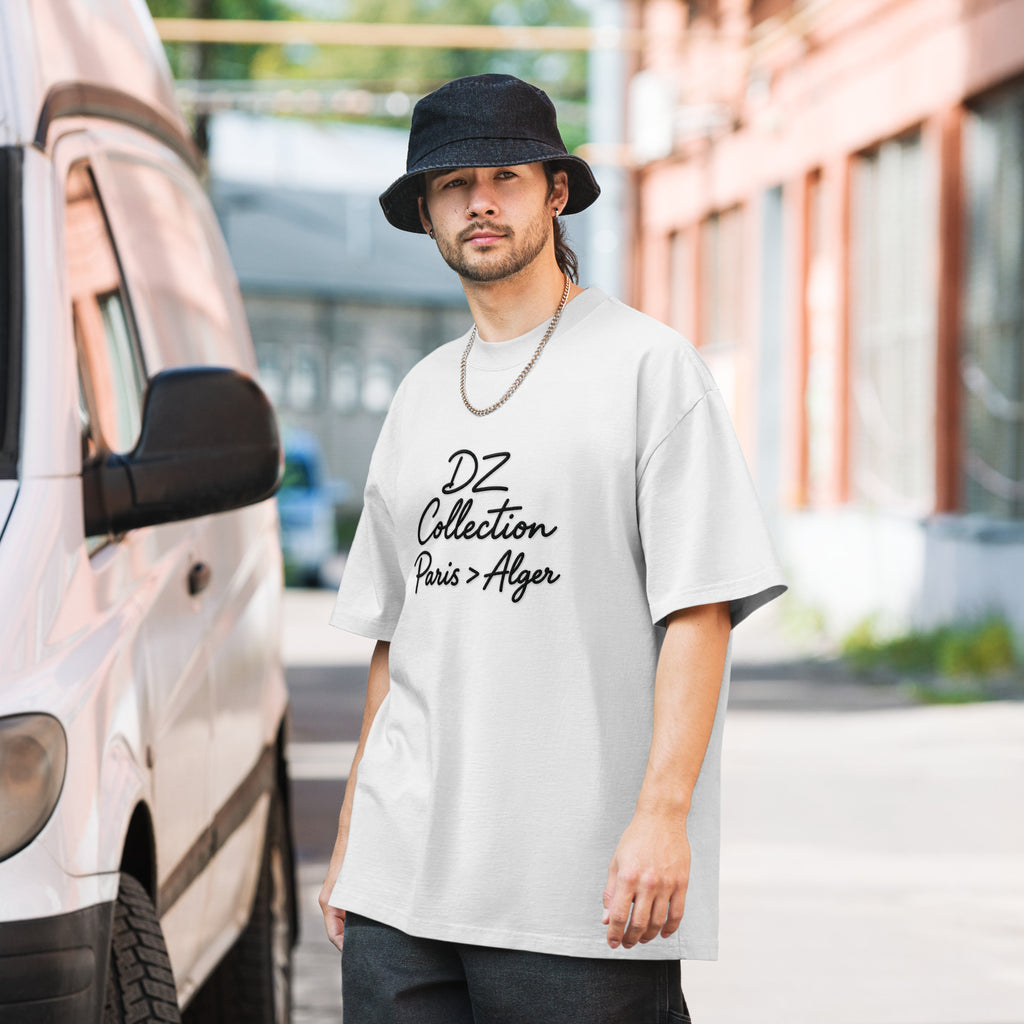 T-shirt oversize délavé blanc – DZ Collection, photo 6