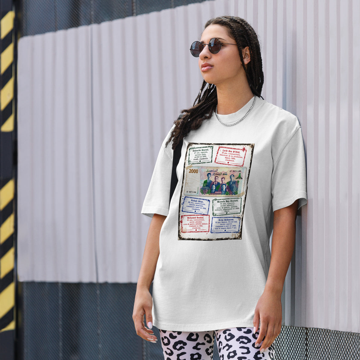 T-shirt oversize délavé Dinar – DZ Collection, photo 1