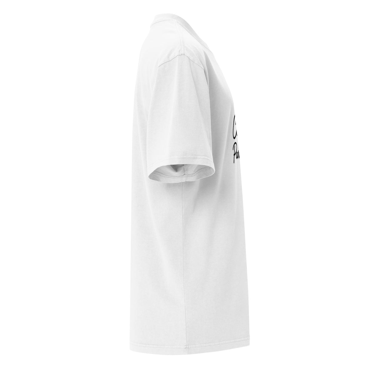T-shirt oversize délavé blanc – DZ Collection, photo 4