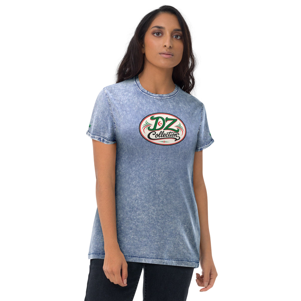 T-shirt DZ Denim Tee DZ Collection, détail du tissu denim