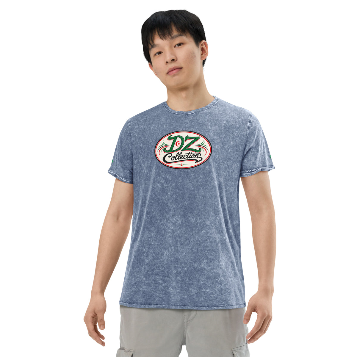 T-shirt DZ Denim Tee DZ Collection, détail du col