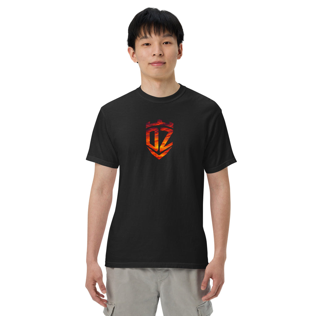 T-shirt noir coton lourd Stade Ouaguenouni Alger – face