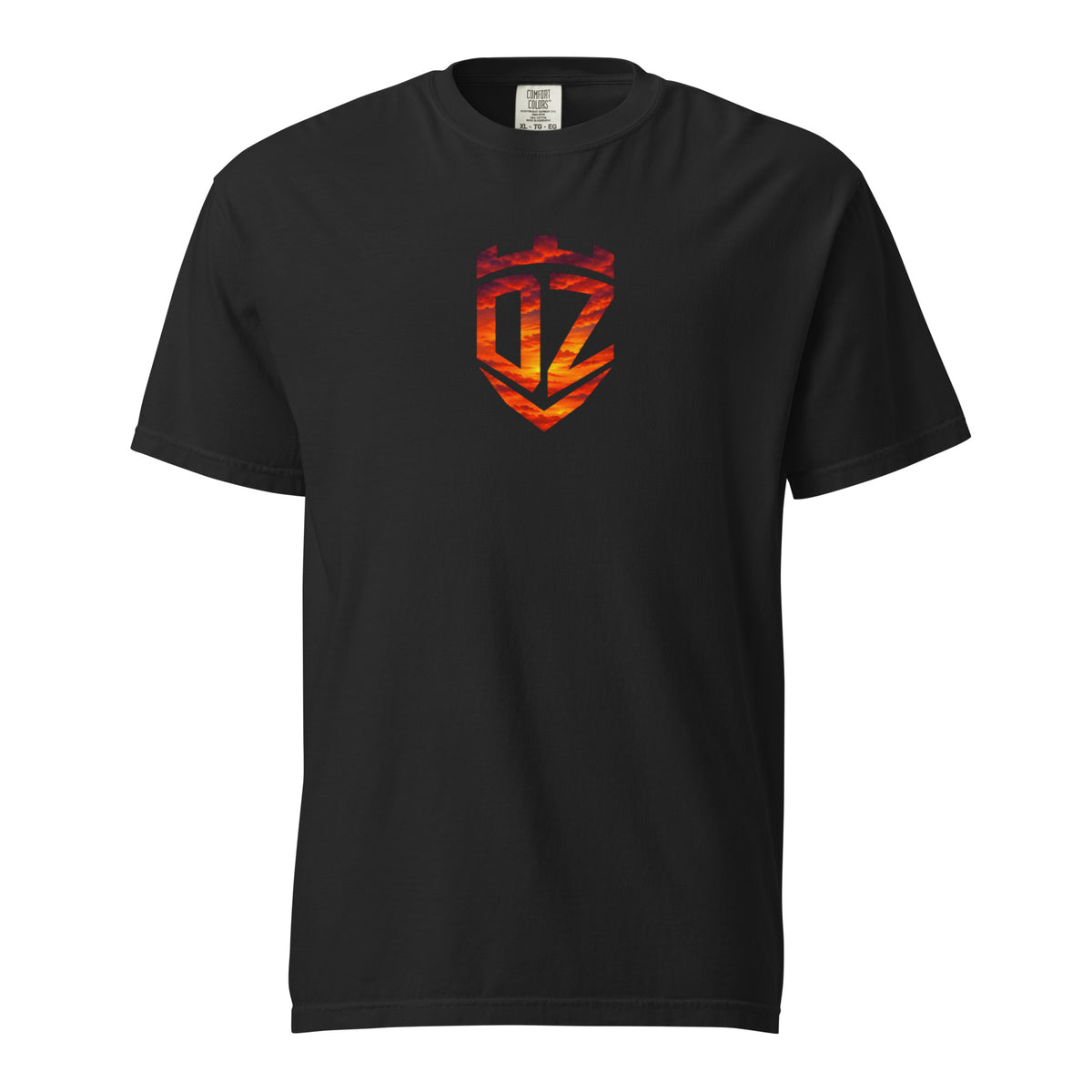 T-shirt noir Stade Ouaguenouni Alger – vue de face