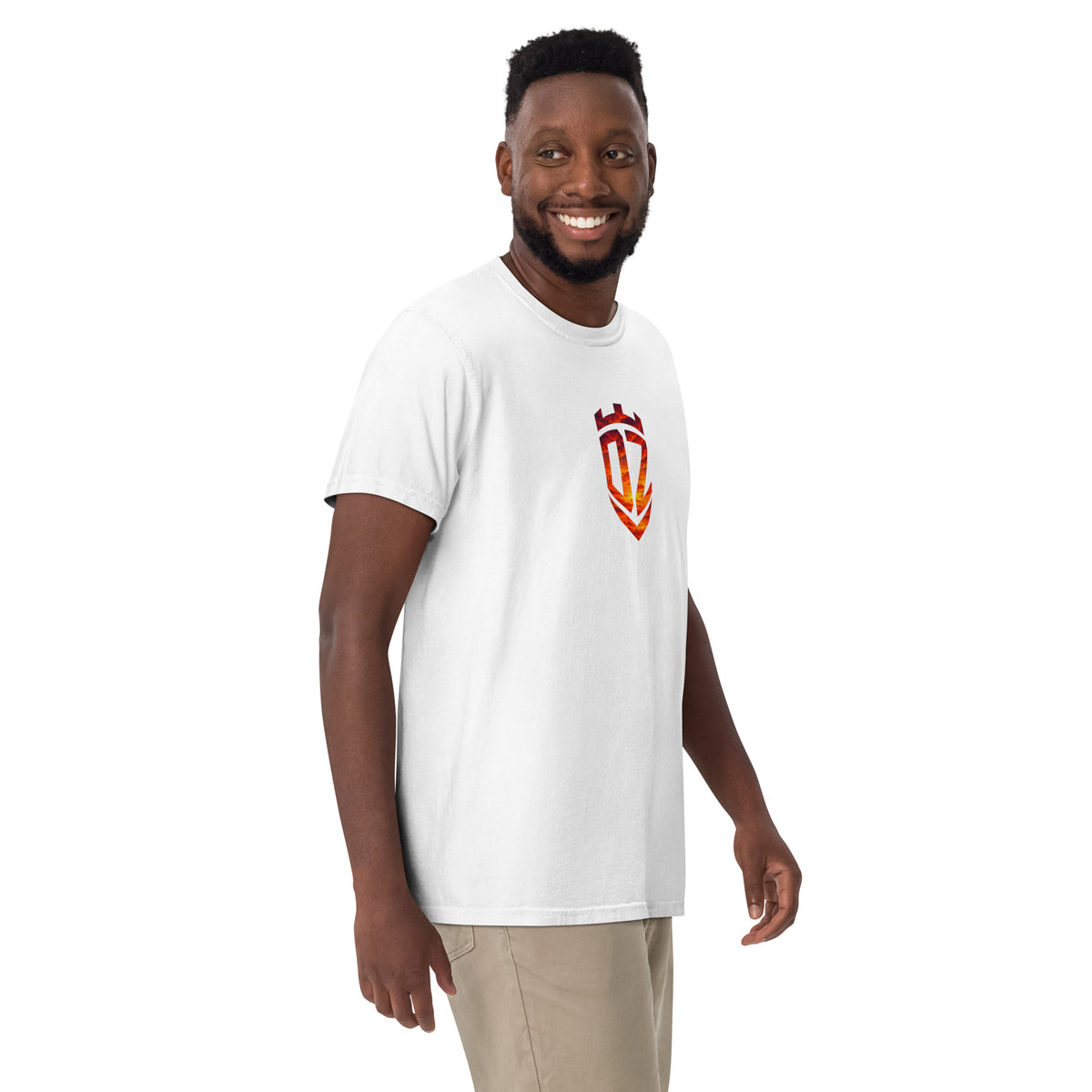 T-shirt blanc Stade Ouaguenouni Alger DZ Collection – face