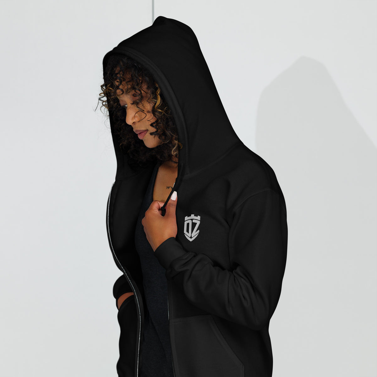 Sweat à capuche zippé DZ Collection, coloris 16