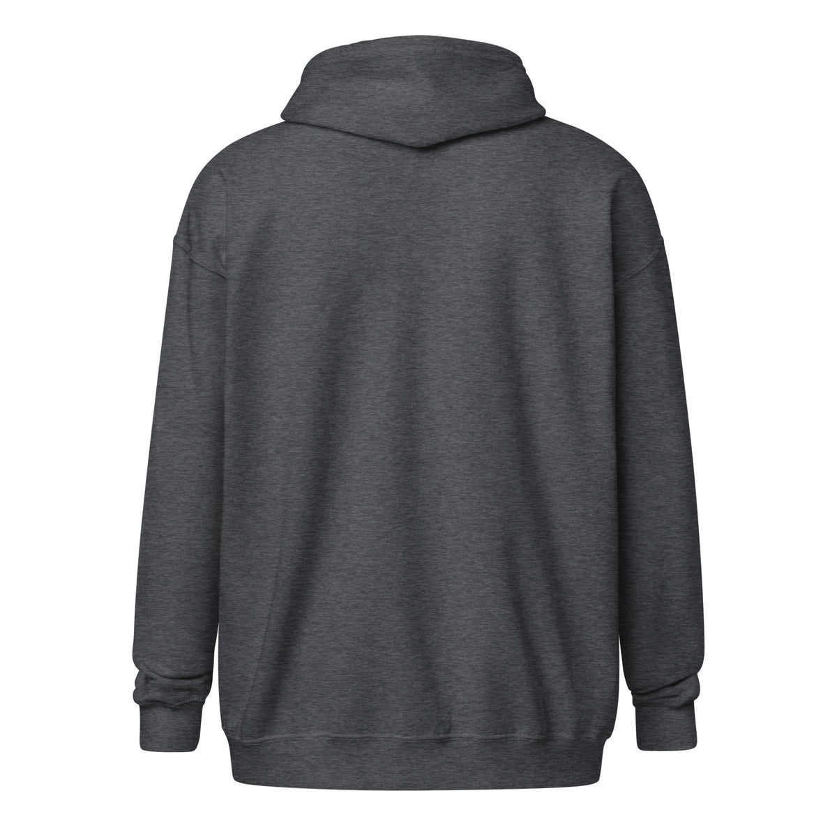 Détail du logo DZ sur le sweat à capuche zippé