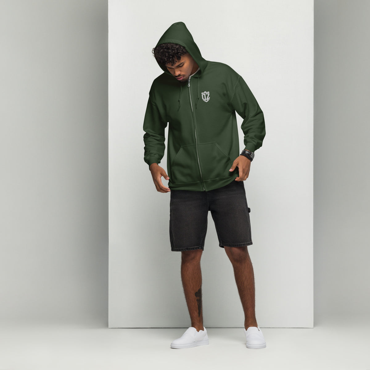Sweat à capuche zippé DZ Collection, coloris 14