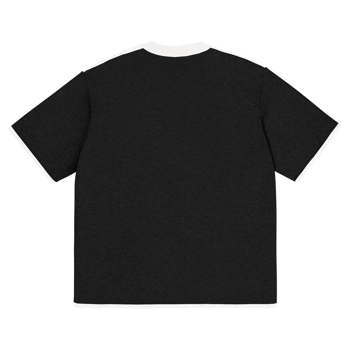 T-shirt en maille jacquard DZ Collection, coupe classique – vue de dos
