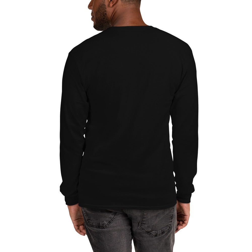 T-shirt manches longues noir DZ Collection, détail de l'impression dos