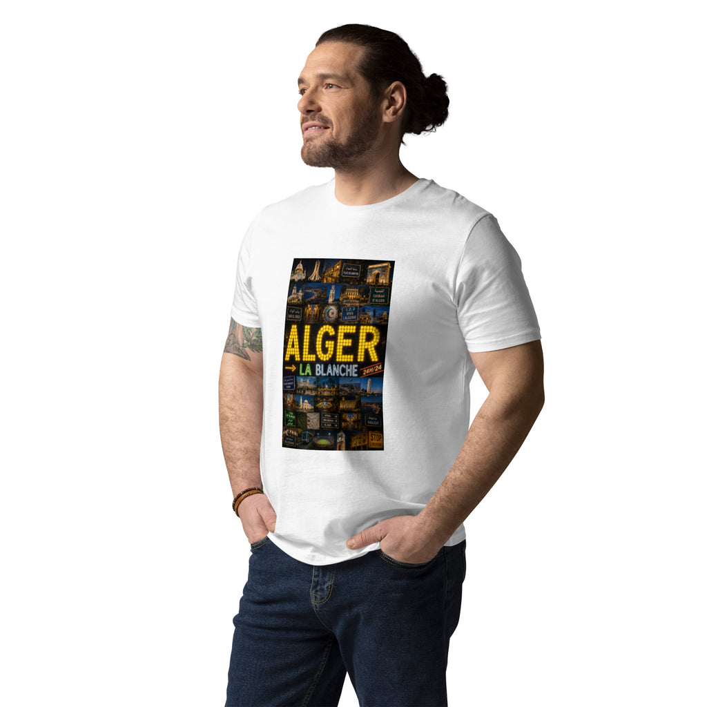 T-shirt Alger la Blanche DZ Collection, vue de face