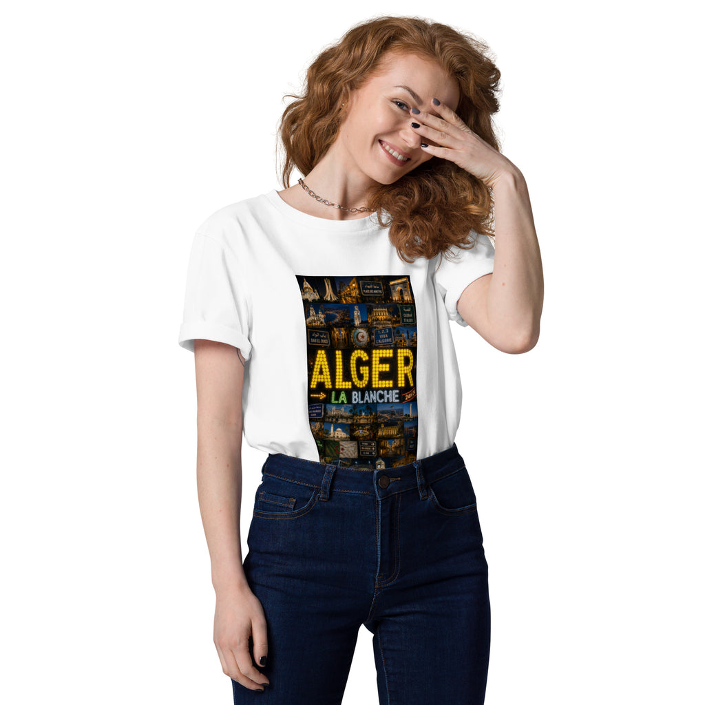 Guide des tailles du t-shirt Alger la Blanche DZ Collection
