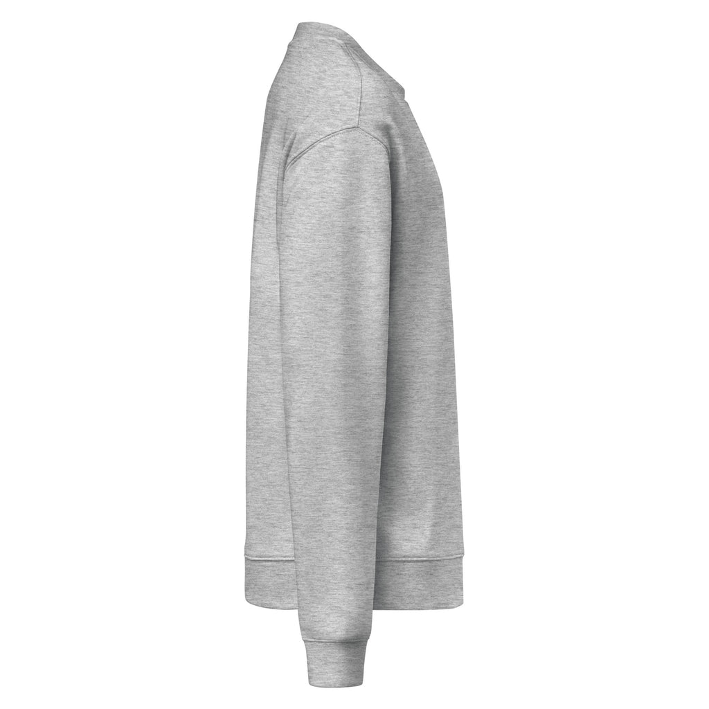 Sweat gris chiné DZ Collection, vue de profil droit
