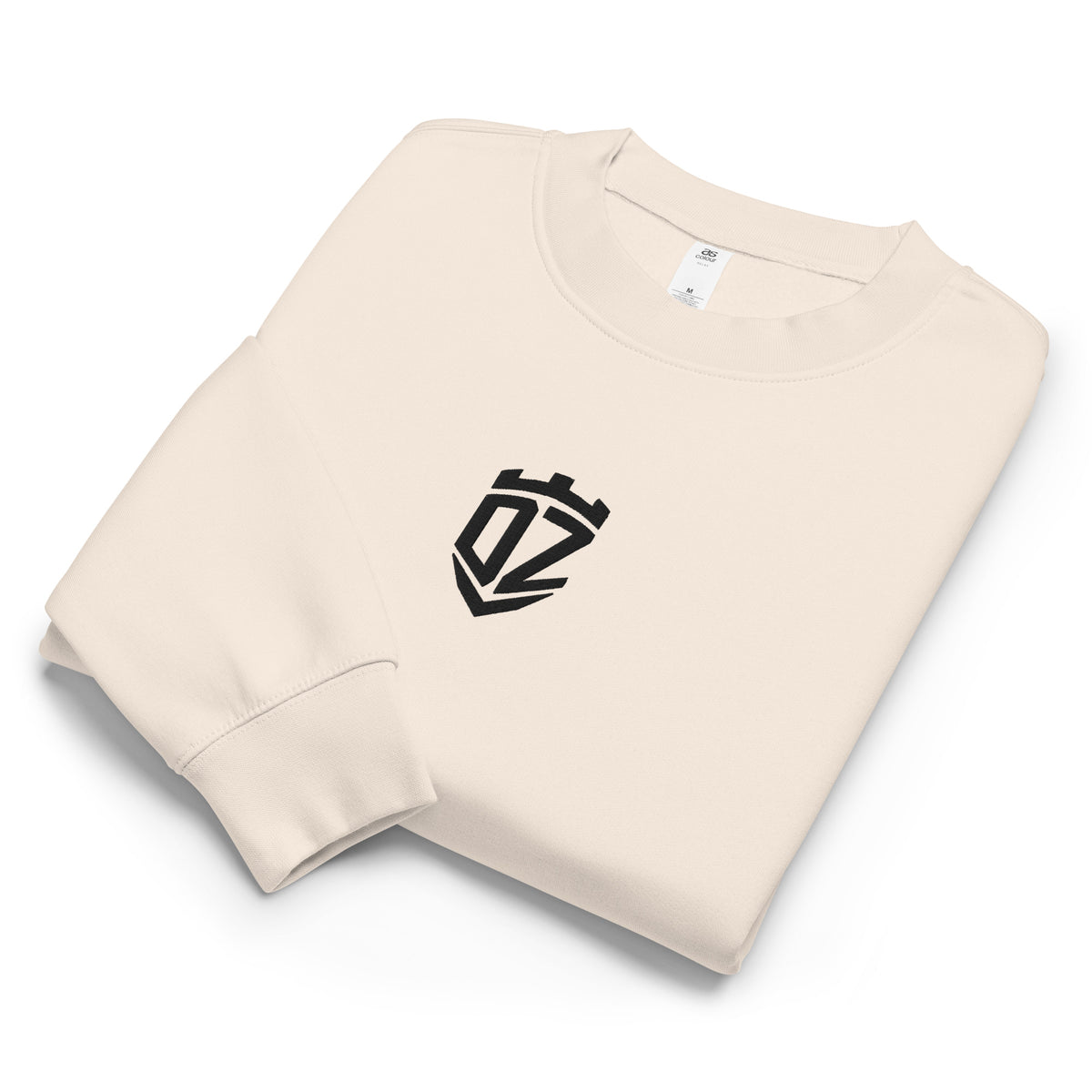 Sweat oversize écru DZ Collection, vue de face