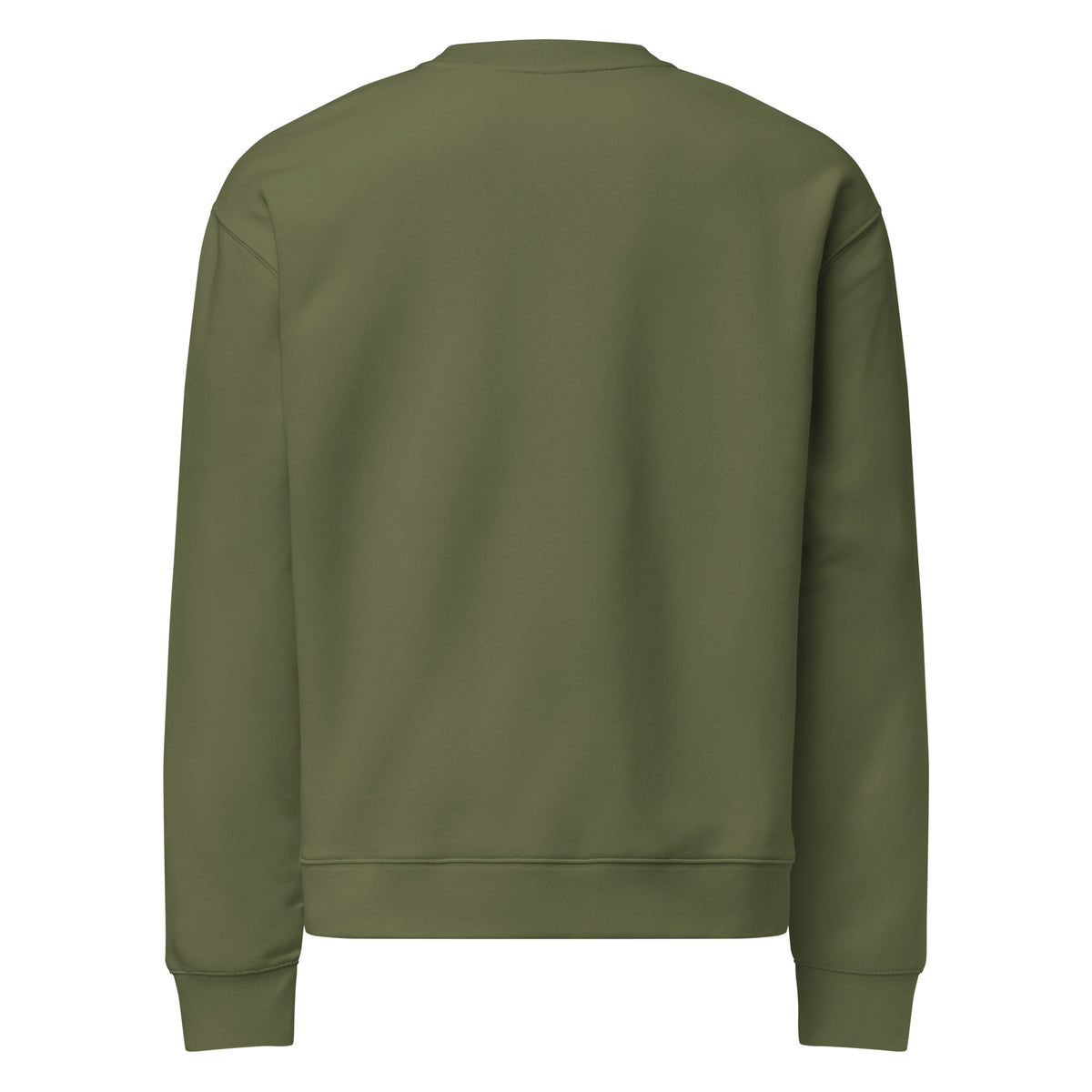 Sweat vert cyprès DZ Collection, détail du dos